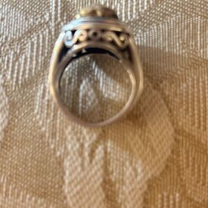 Intricate Silver and Gold Women's Ring